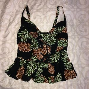 A pineapple top
